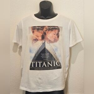 H&M Vintage White Titanic Graphic T-Shirt